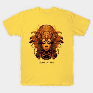 Mawu-Lisa - Fon creator god and goddess - Illustration of an African God T-Shirt